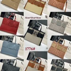 Armani Exchange AX Plaque Big Tote Bag